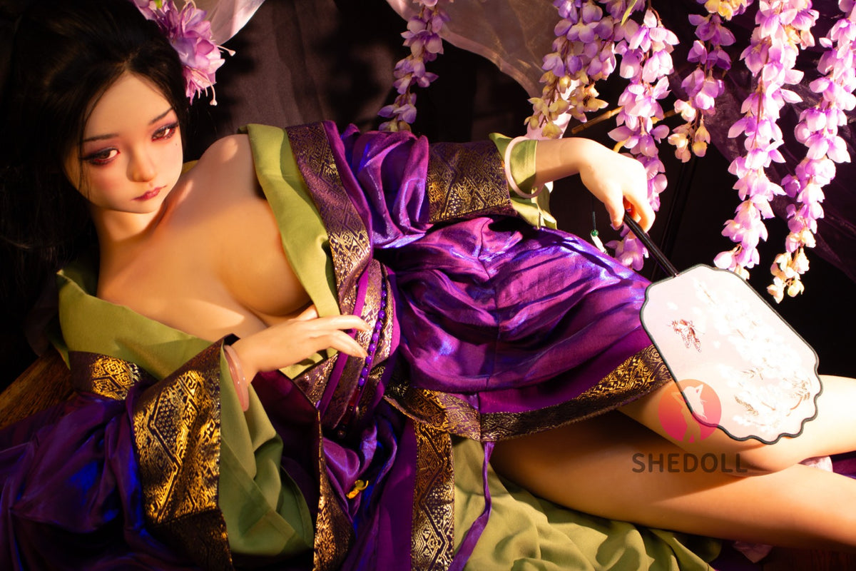 Aileen Sex Doll (SHEDOLL 145 cm G puodelis # SH228 2.0 silikonas)