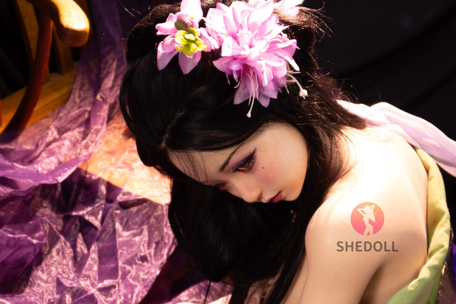 Aileen Sex Doll (SHEDOLL 145 cm G puodelis # SH228 2.0 silikonas)