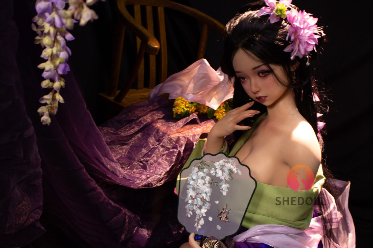 Aileen Sex Doll (SHEDOLL 145 cm G puodelis # SH228 2.0 silikonas)