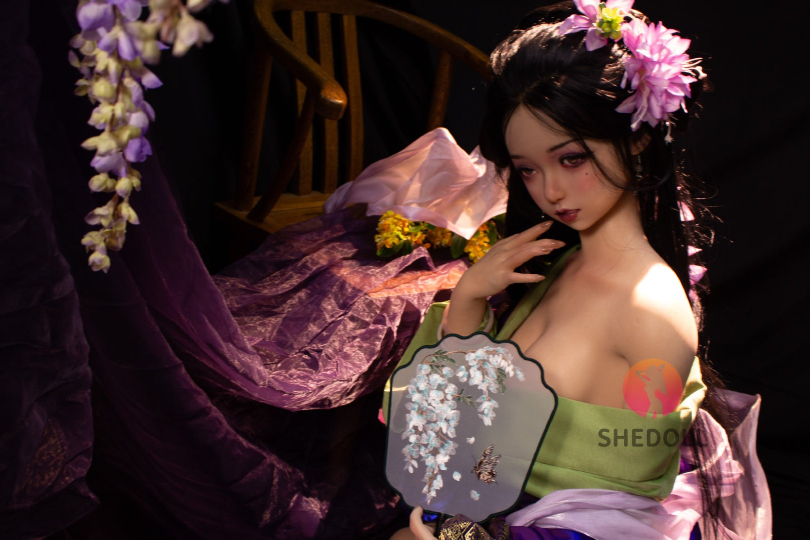 Aileen Sex Doll (SHEDOLL 145 cm G puodelis # SH228 2.0 silikonas)