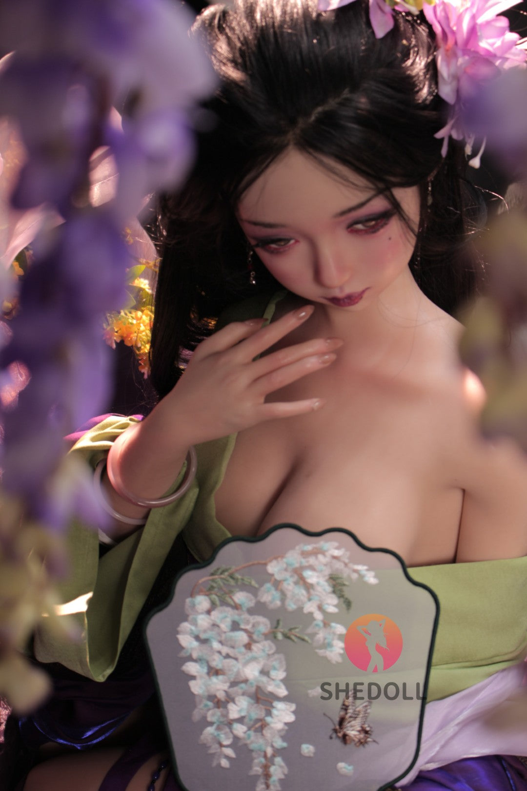 Aileen Sex Doll (SHEDOLL 145 cm G puodelis # SH228 2.0 silikonas)