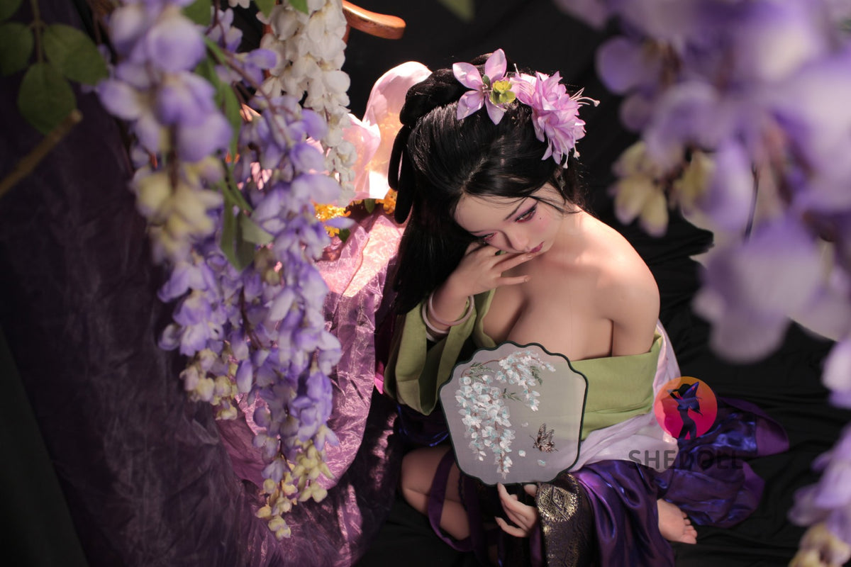 Aileen Sex Doll (SHEDOLL 145 cm G puodelis # SH228 2.0 silikonas)