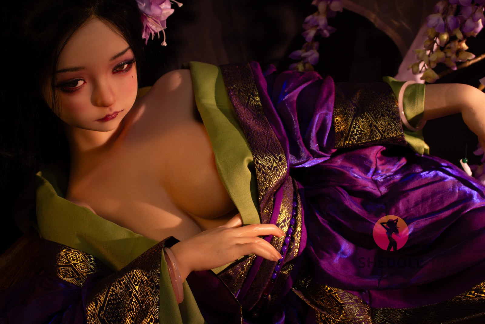 Aileen Sex Doll (SHEDOLL 145 cm G puodelis # SH228 2.0 silikonas)