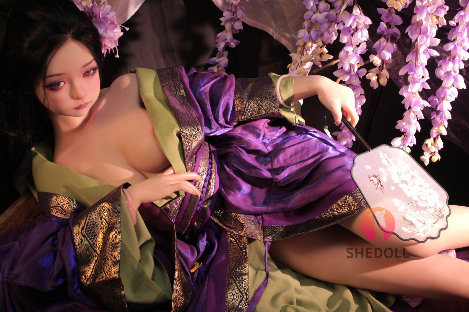 Aileen Sex Doll (SHEDOLL 145 cm G puodelis # SH228 2.0 silikonas)