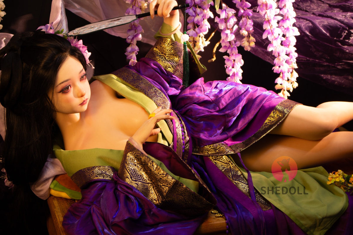 Aileen Sex Doll (SHEDOLL 145 cm G puodelis # SH228 2.0 silikonas)