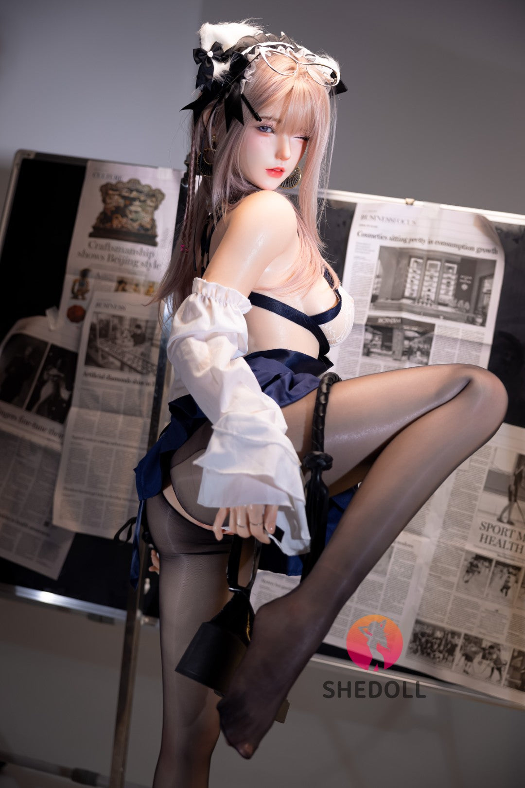 Jasmine sekso lėlė (SHEDOLL 168 cm D-Cup #SH233 3.0 silikonas)