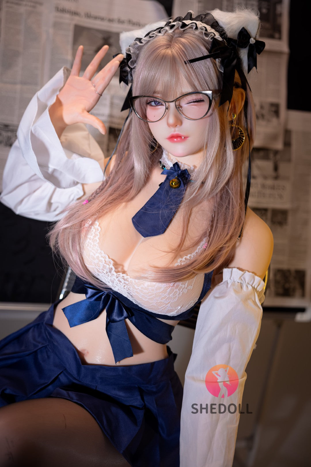 Jasmine sekso lėlė (SHEDOLL 168 cm D-Cup #SH233 3.0 silikonas)