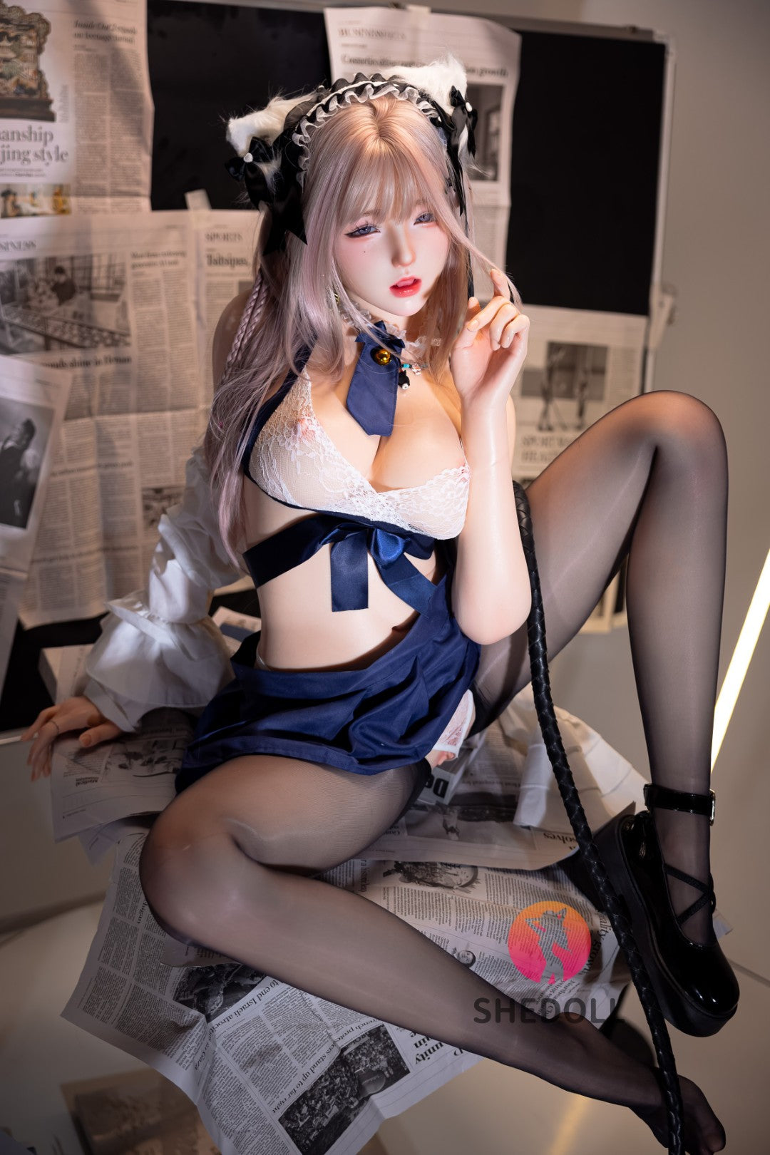 Jasmine sekso lėlė (SHEDOLL 168 cm D-Cup #SH233 3.0 silikonas)