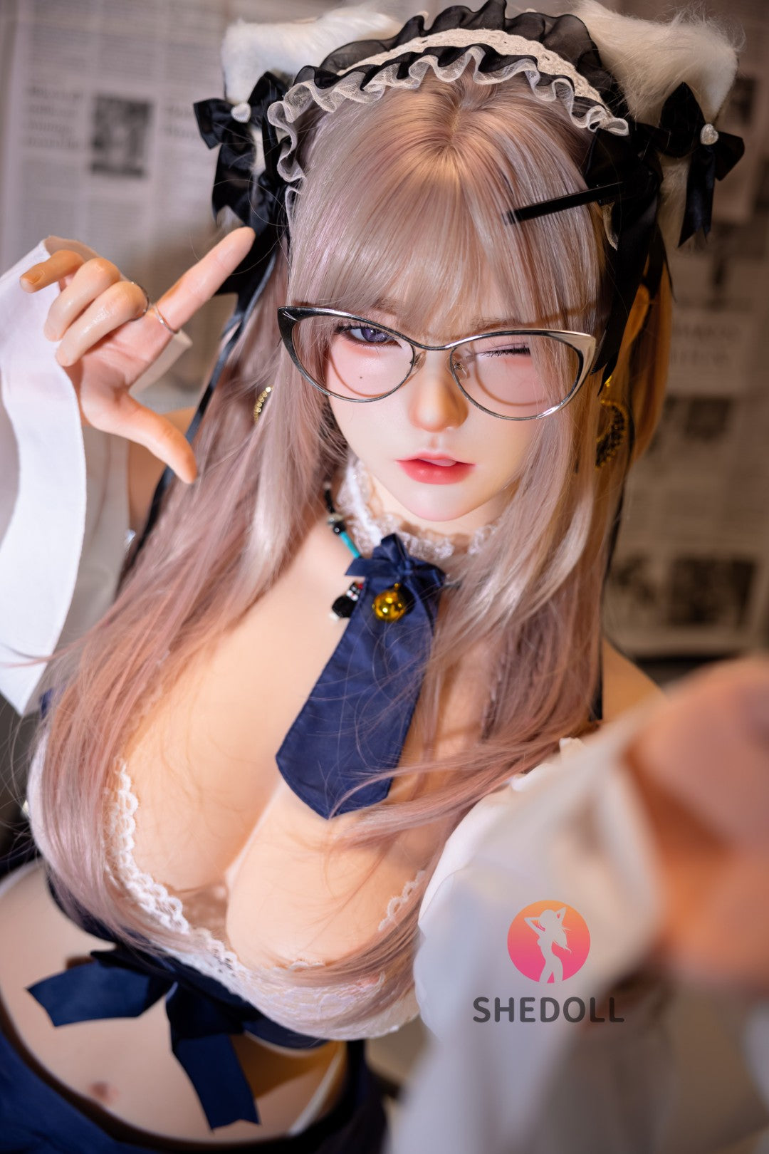 Jasmine sekso lėlė (SHEDOLL 168 cm D-Cup #SH233 3.0 silikonas)