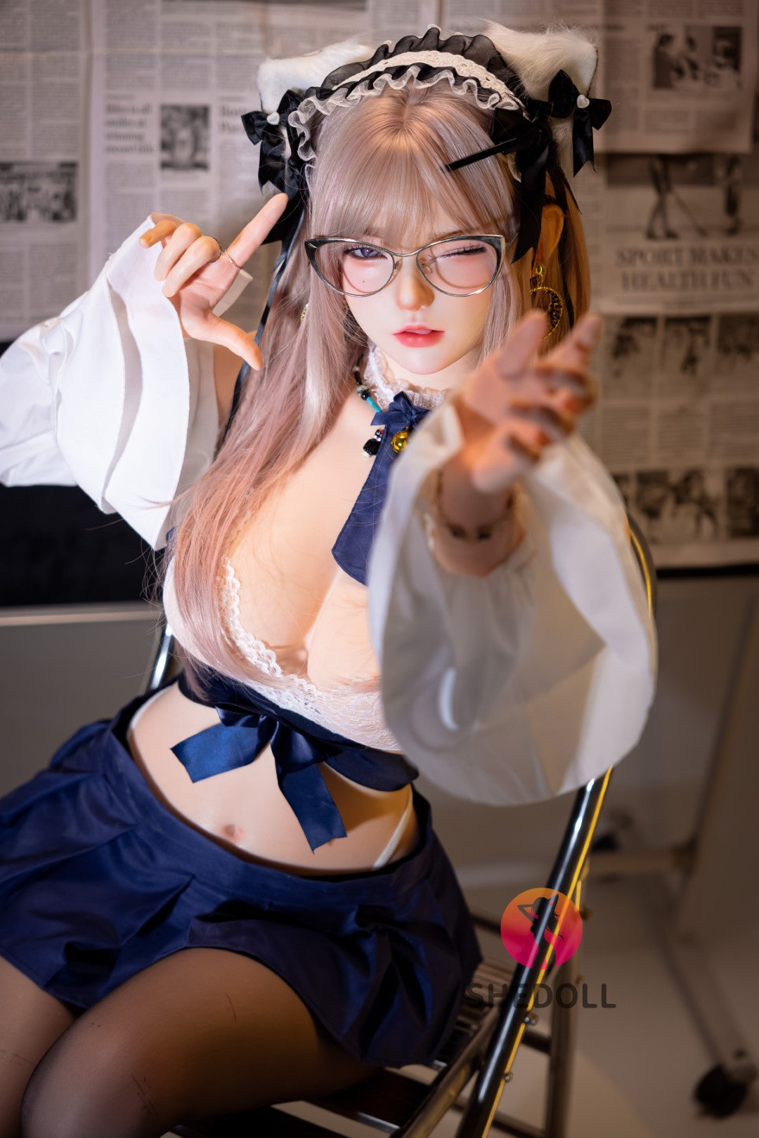 Jasmine sekso lėlė (SHEDOLL 168 cm D-Cup #SH233 3.0 silikonas)