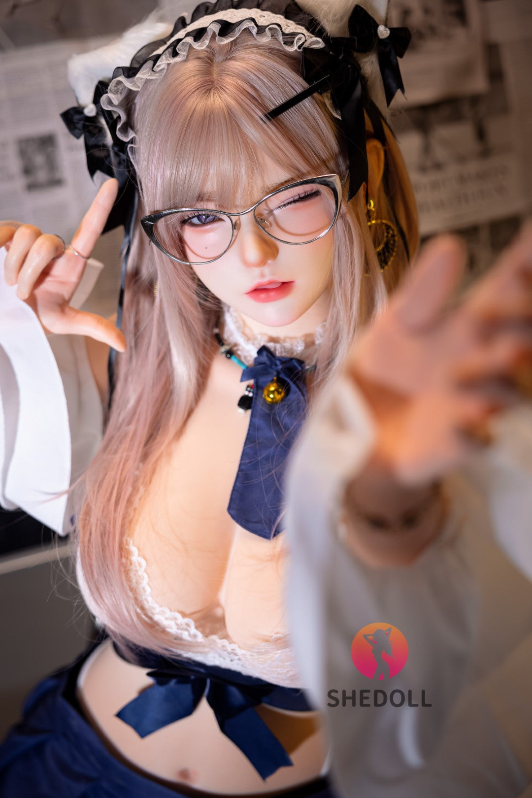 Jasmine sekso lėlė (SHEDOLL 168 cm D-Cup #SH233 3.0 silikonas)