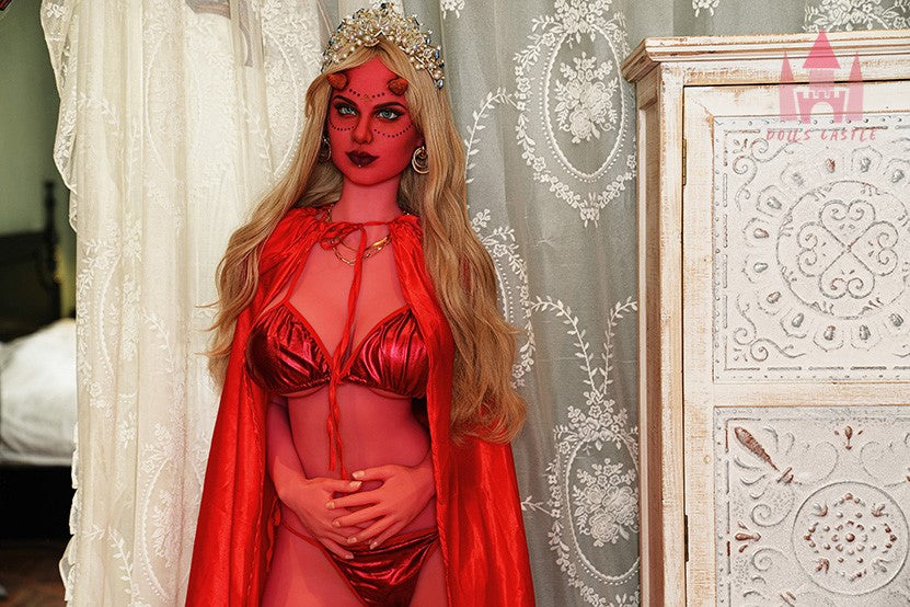 Sekso lėlė Scarlett (Dolls Castle 163 cm F-taurė #A3 TPE)