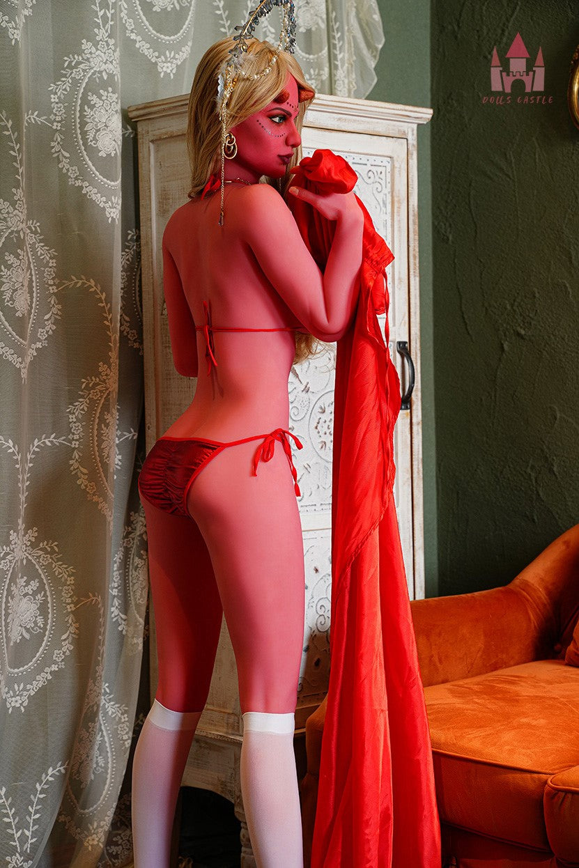 Sekso lėlė Scarlett (Dolls Castle 163 cm F-taurė #A3 TPE)