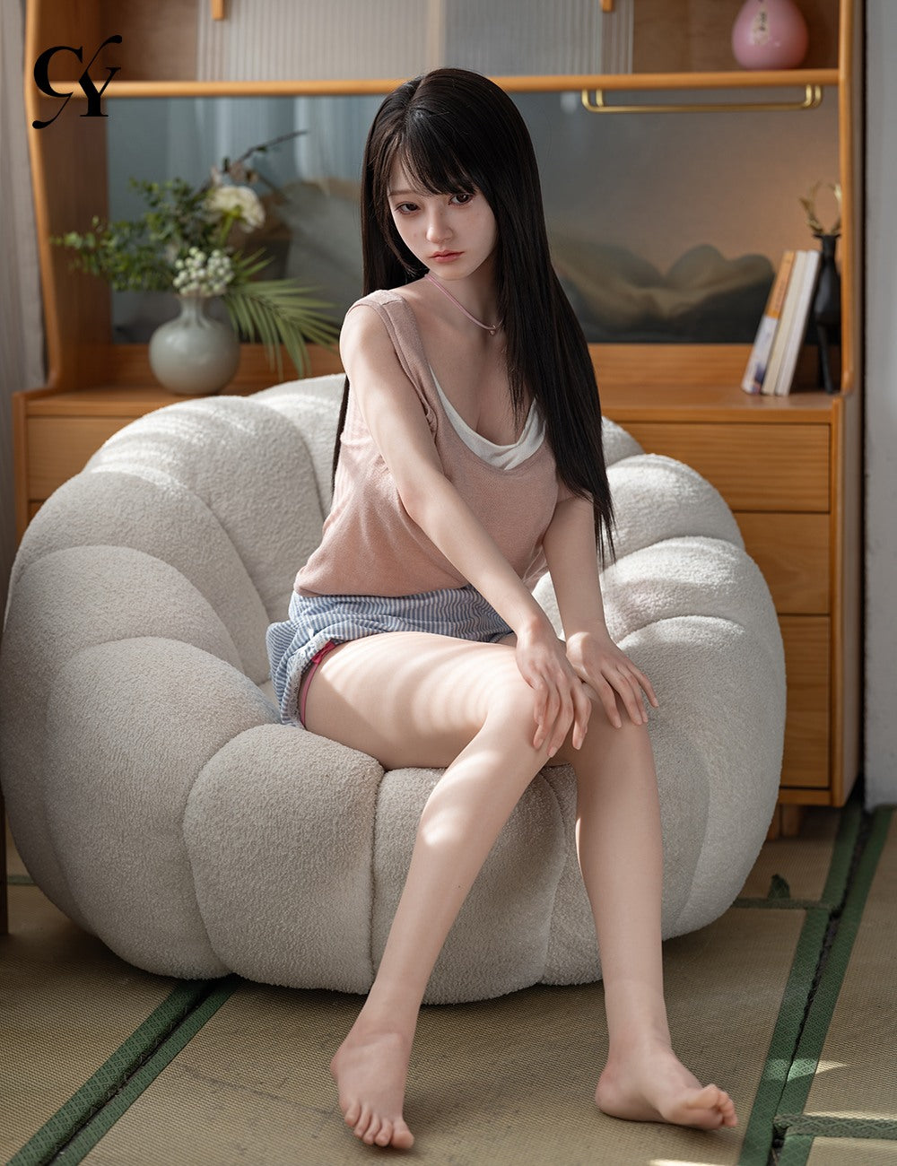 Sekso lėlė Shuyu (TOP CYDOLL 157 cm D puodelis TPE + silikonas)