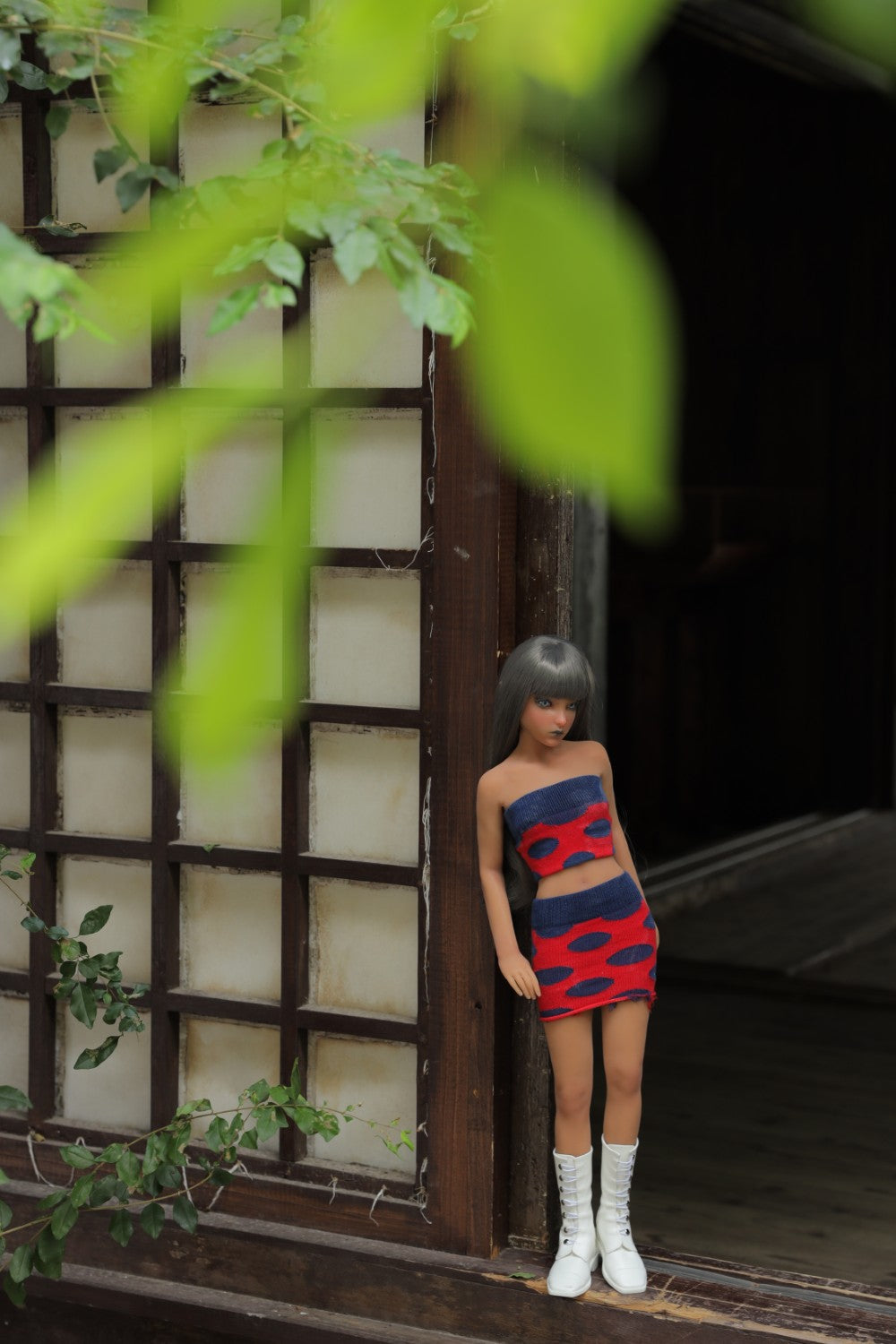 Momoko sekso lėlė (Climax Doll Mini 60cm B puodelis, silikonas)