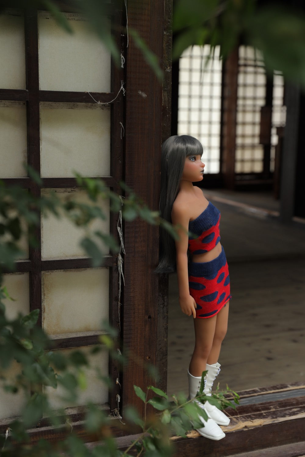 Momoko sekso lėlė (Climax Doll Mini 60cm B puodelis, silikonas)
