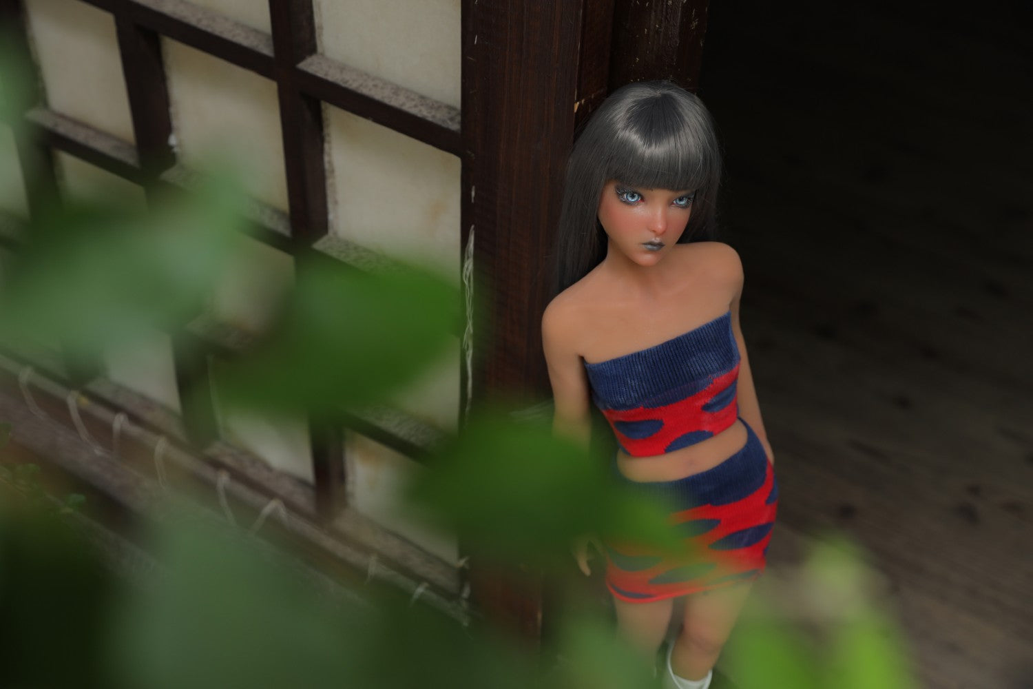 Momoko sekso lėlė (Climax Doll Mini 60cm B puodelis, silikonas)