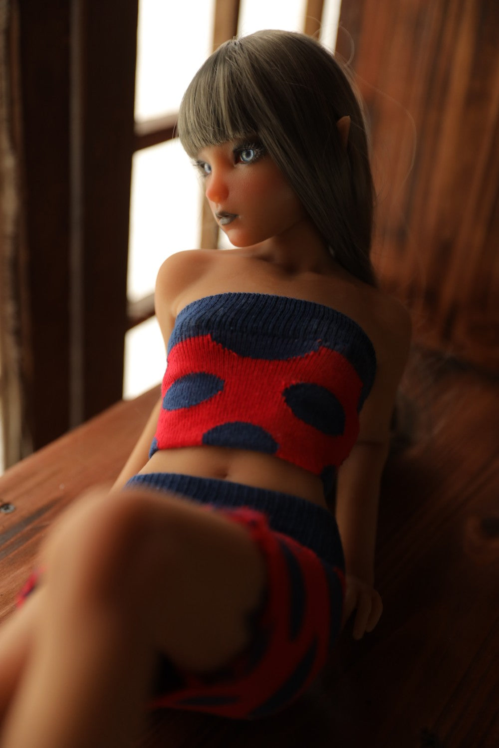 Momoko sekso lėlė (Climax Doll Mini 60cm B puodelis, silikonas)