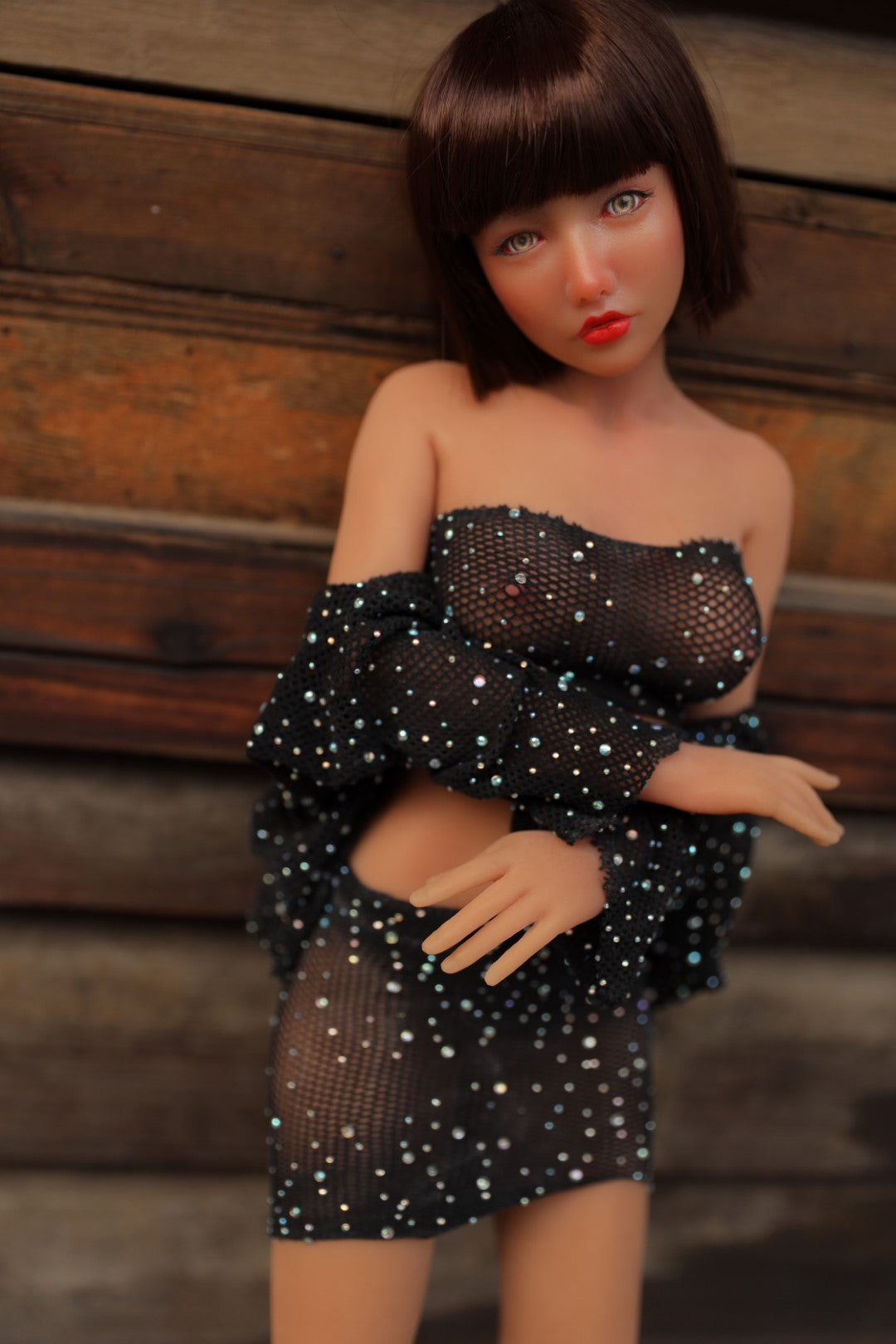 Tiesioginio sekso lėlė (Climax Doll Mini 60cm C puodelis, silikonas)