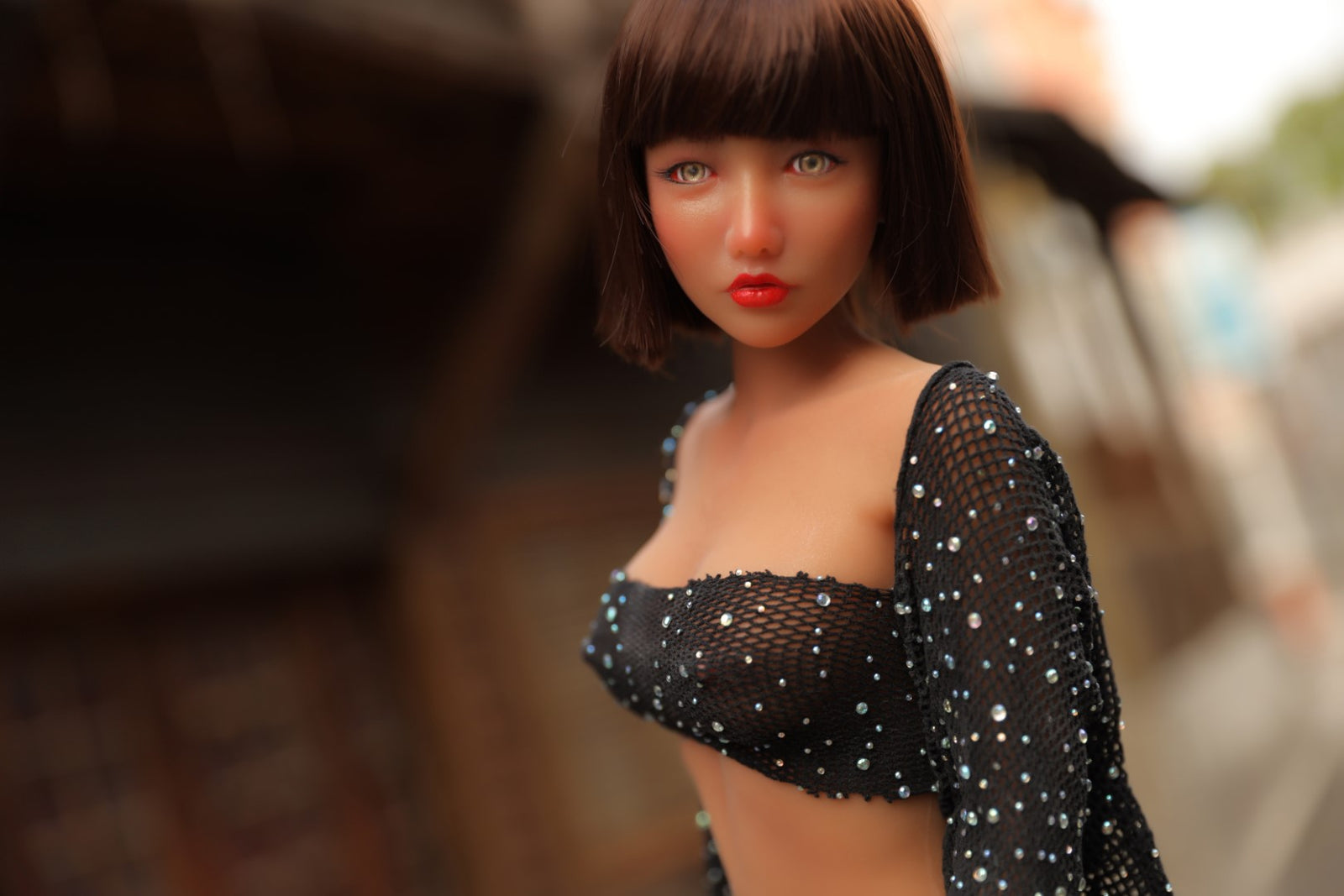Tiesioginio sekso lėlė (Climax Doll Mini 60cm C puodelis, silikonas)