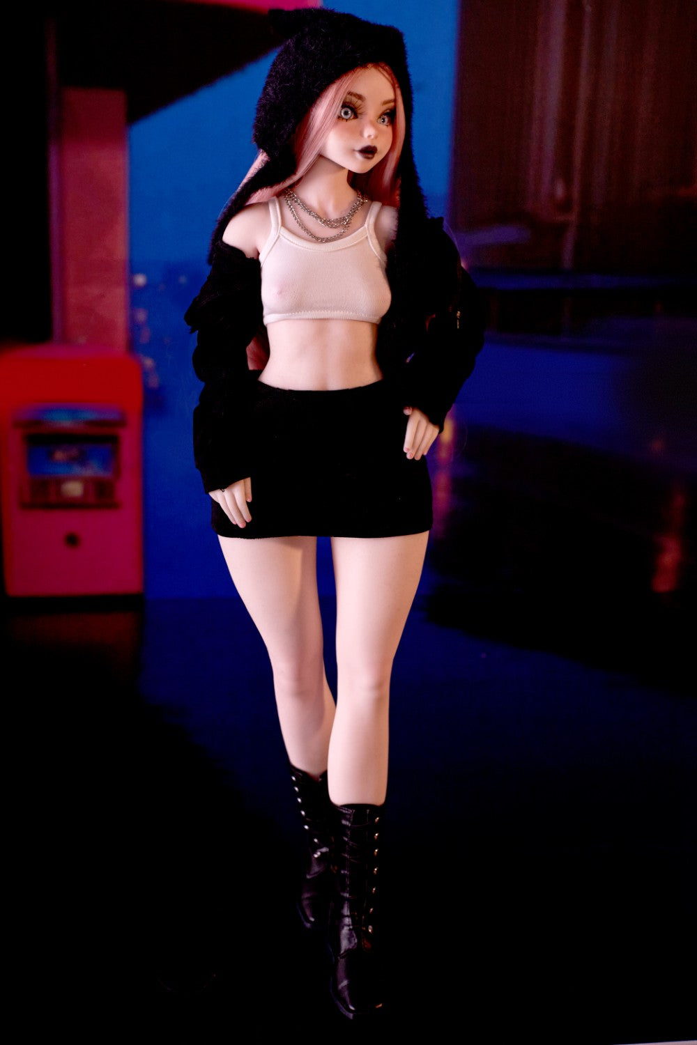 Hilary Sex Doll (Climax Doll Mini 60cm A-puodelis silikoninis)