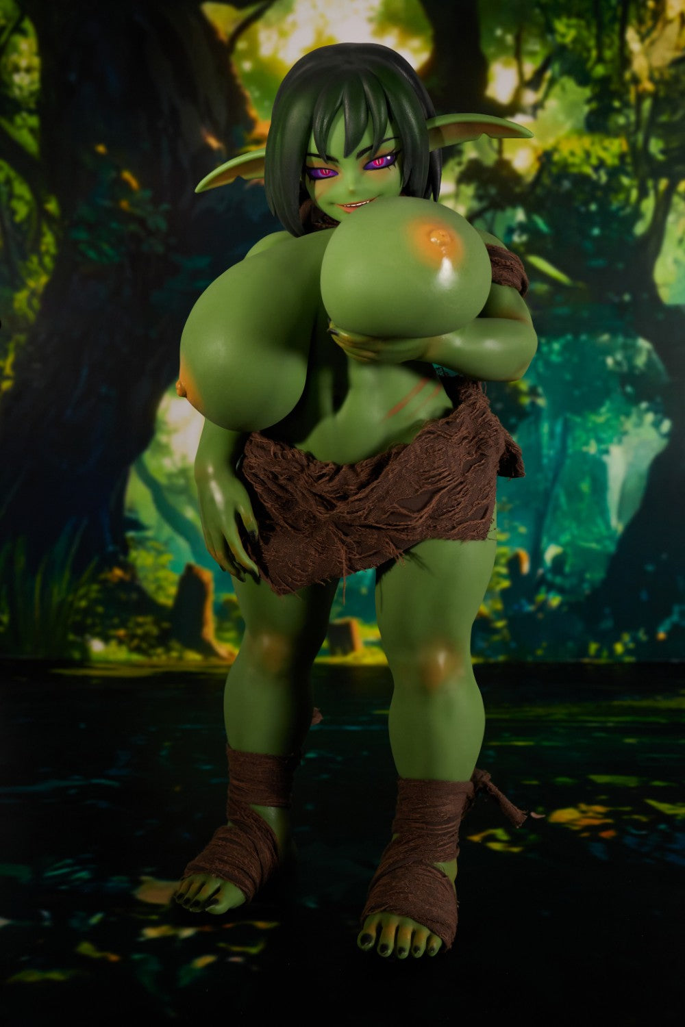 Zarga Orc Sex Doll (Climax Doll Mini 70 cm V formos puodelis, silikonas)