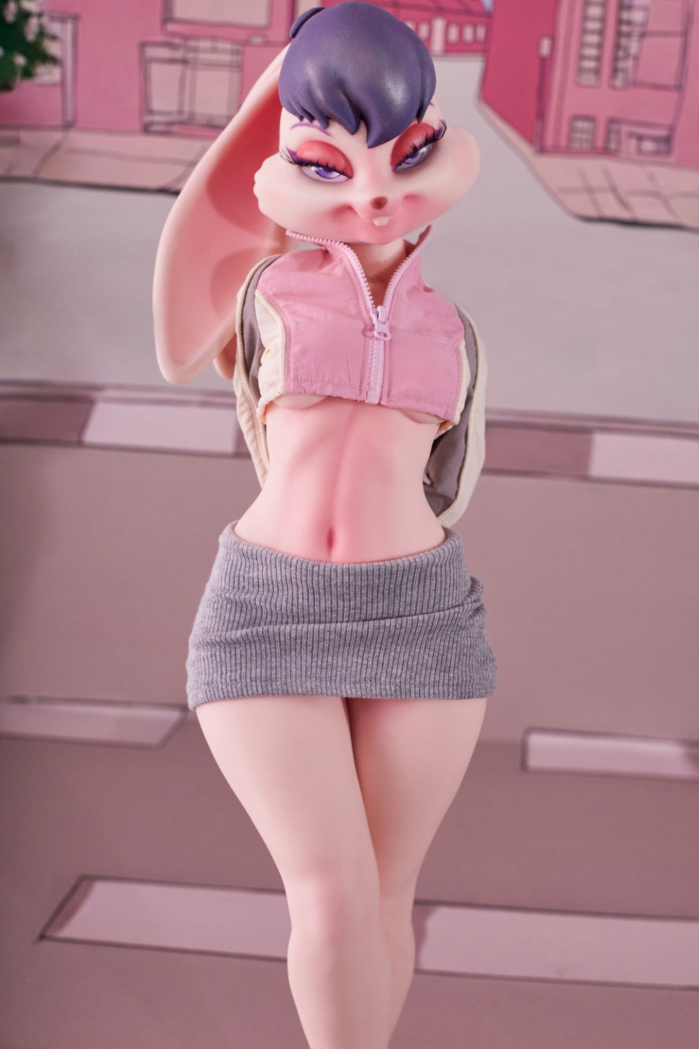 Sekso lėlė Lori Bunny (Climax Doll Mini 70cm C puodelis, silikonas)