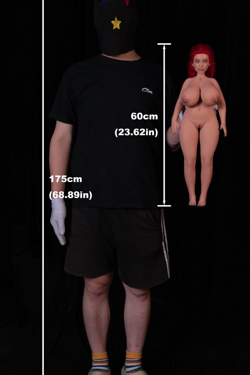 Hedy Sex Doll (Climax Doll Mini 60cm F puodelis silikonas)