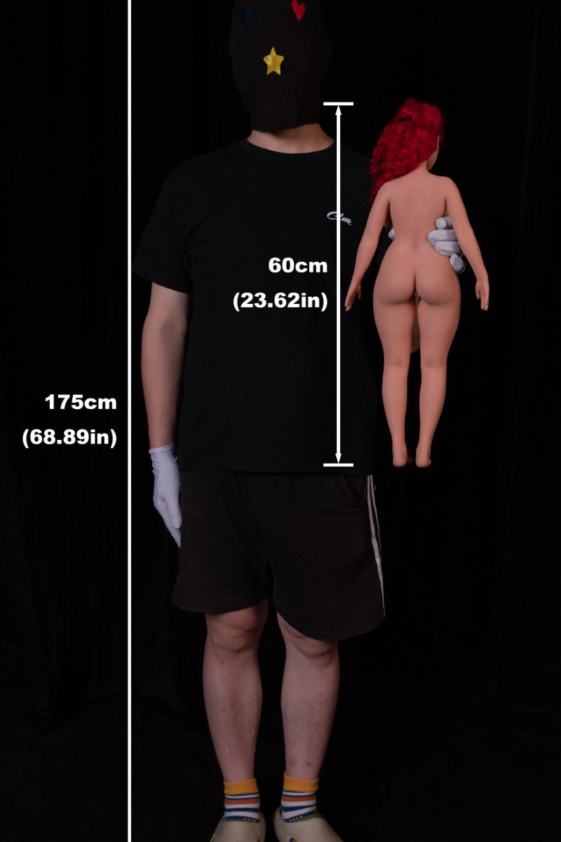 Hedy Sex Doll (Climax Doll Mini 60cm F puodelis silikonas)