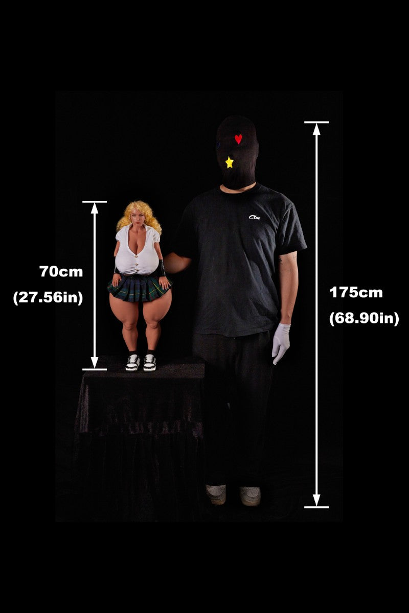 Chace Sex Doll (Climax Doll Mini 70cm S-puodelis, silikonas)