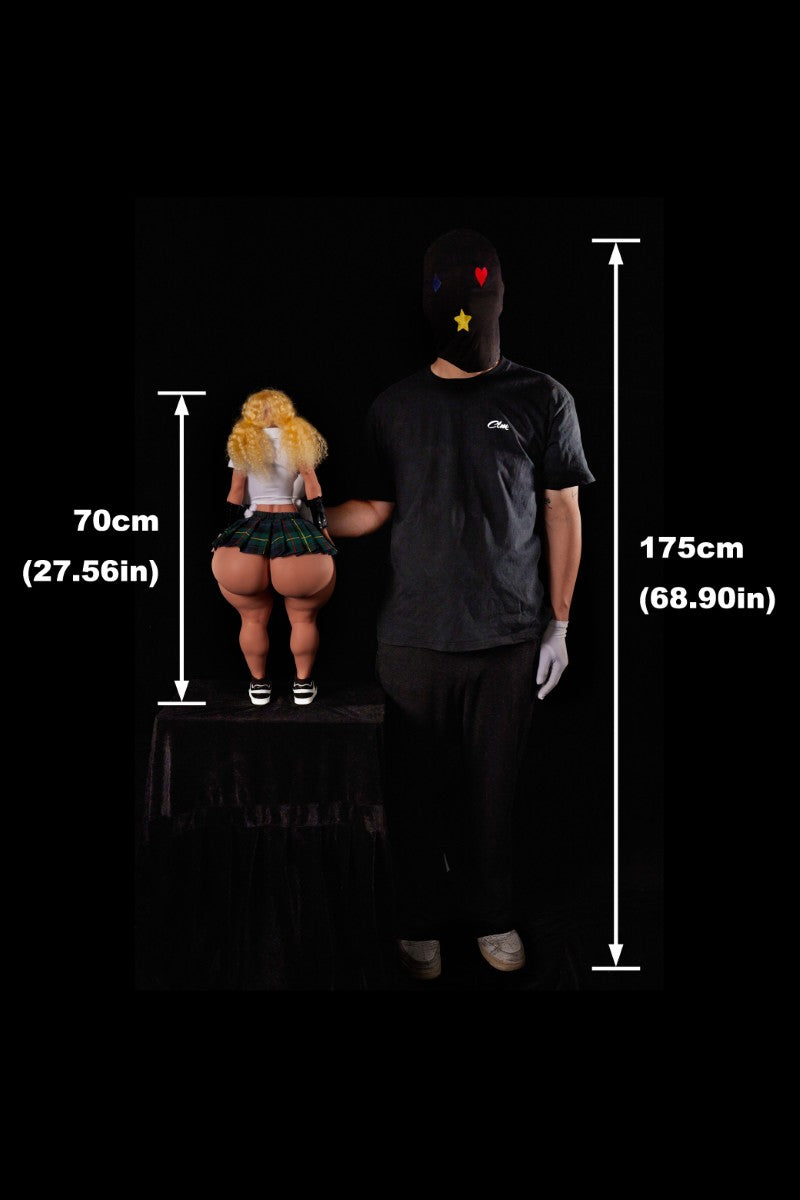 Chace Sex Doll (Climax Doll Mini 70cm S-puodelis, silikonas)