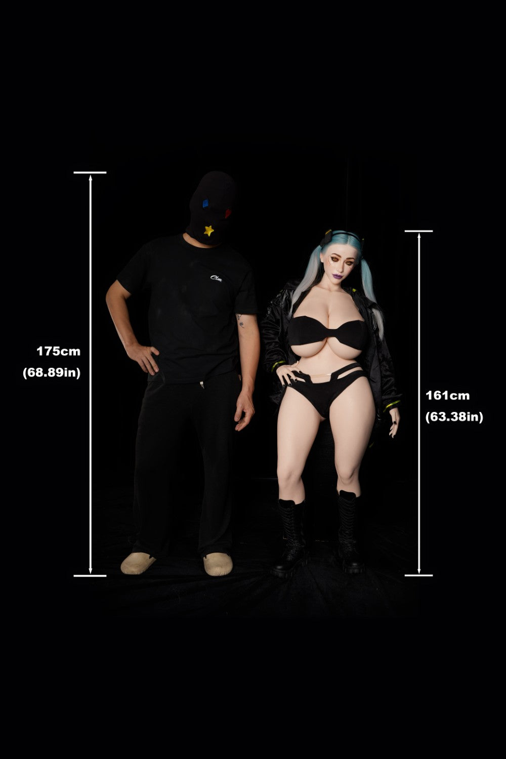 Sekso lėlė Tasha (Climax Doll Ultra 161cm I-puodelis silikoninis)