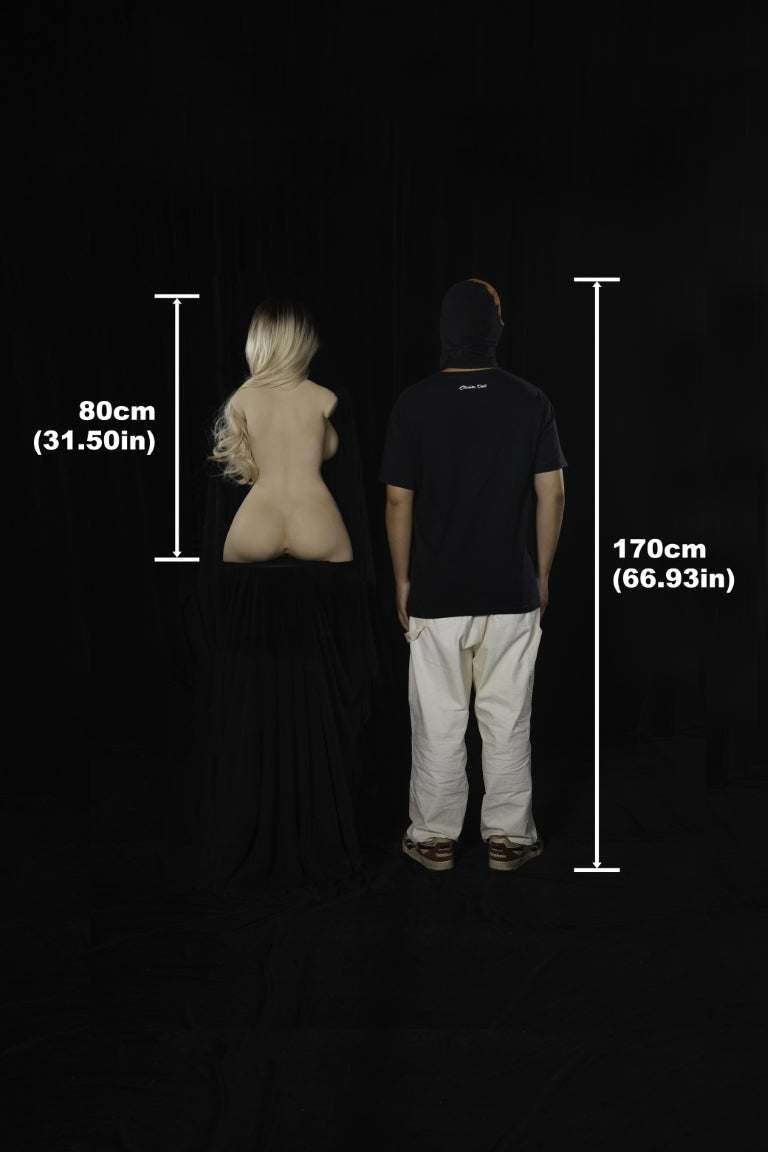 Miko Torso sekso lėlė (Climax Lėlė ULW 80cm E-puodelis silikonas)