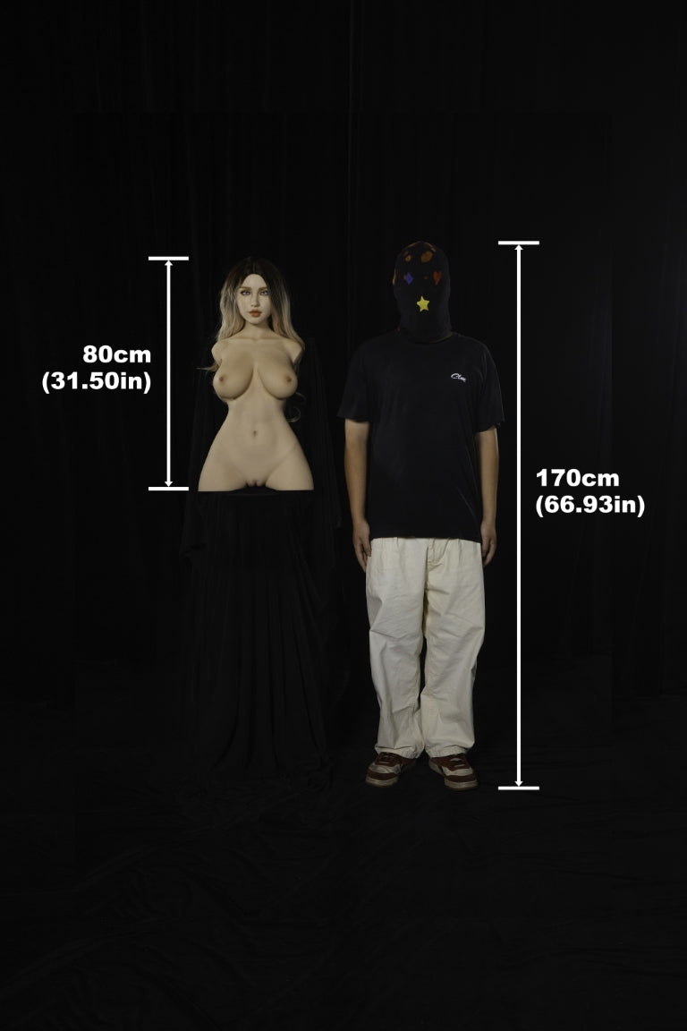 Miko Torso sekso lėlė (Climax Lėlė ULW 80cm E-puodelis silikonas)