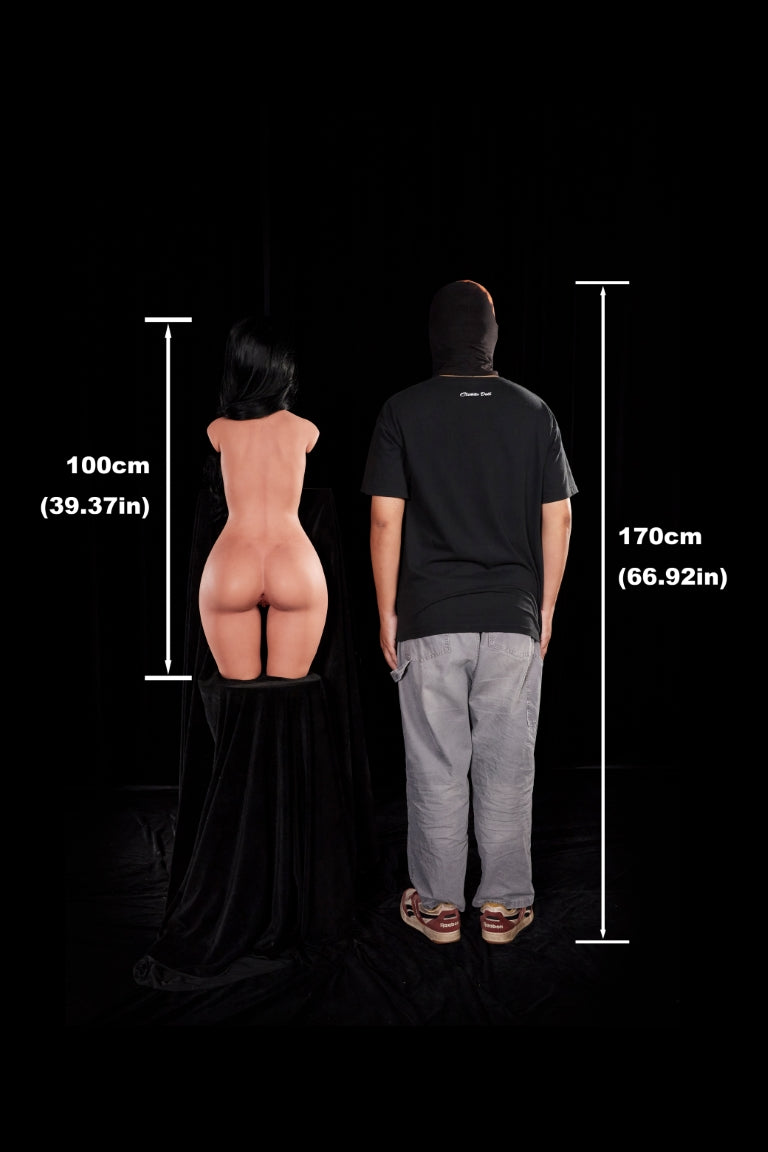 Raven Torso Sex Doll (Climax Lėlė ULW 100cm A formos puodelis silikonas)