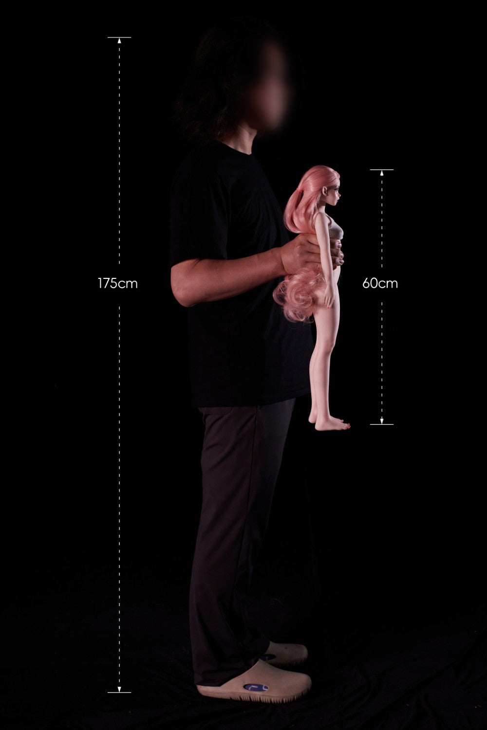 Hilary Sex Doll (Climax Doll Mini 60cm A-puodelis silikoninis)