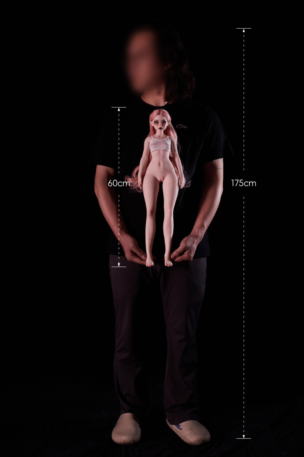 Hilary Sex Doll (Climax Doll Mini 60cm A-puodelis silikoninis)