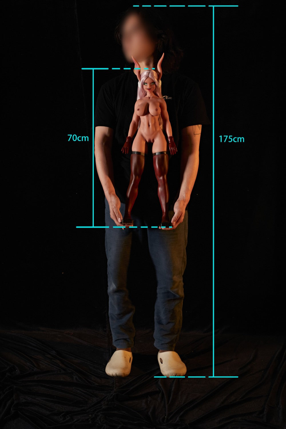 Mila Sex Doll (Climax Doll Mini 70cm D-puodelis, silikonas)