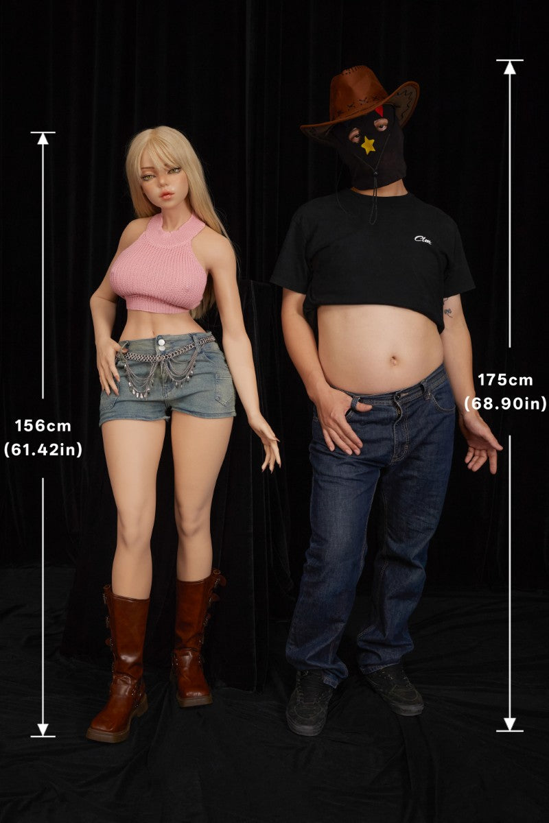 Sekso lėlė Rėja (Climax Lėlė ULW 156cm F-puodelis silikonas)