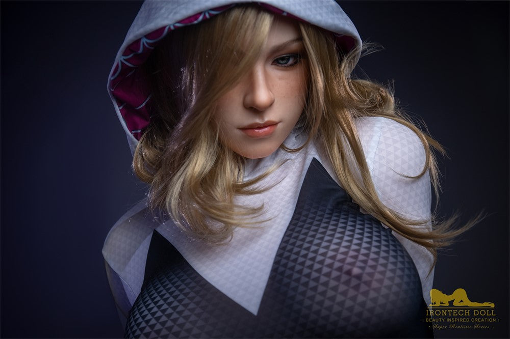 Gwen Sex Doll (Irontech Doll 167 cm E-puodelis S38 silikonas)