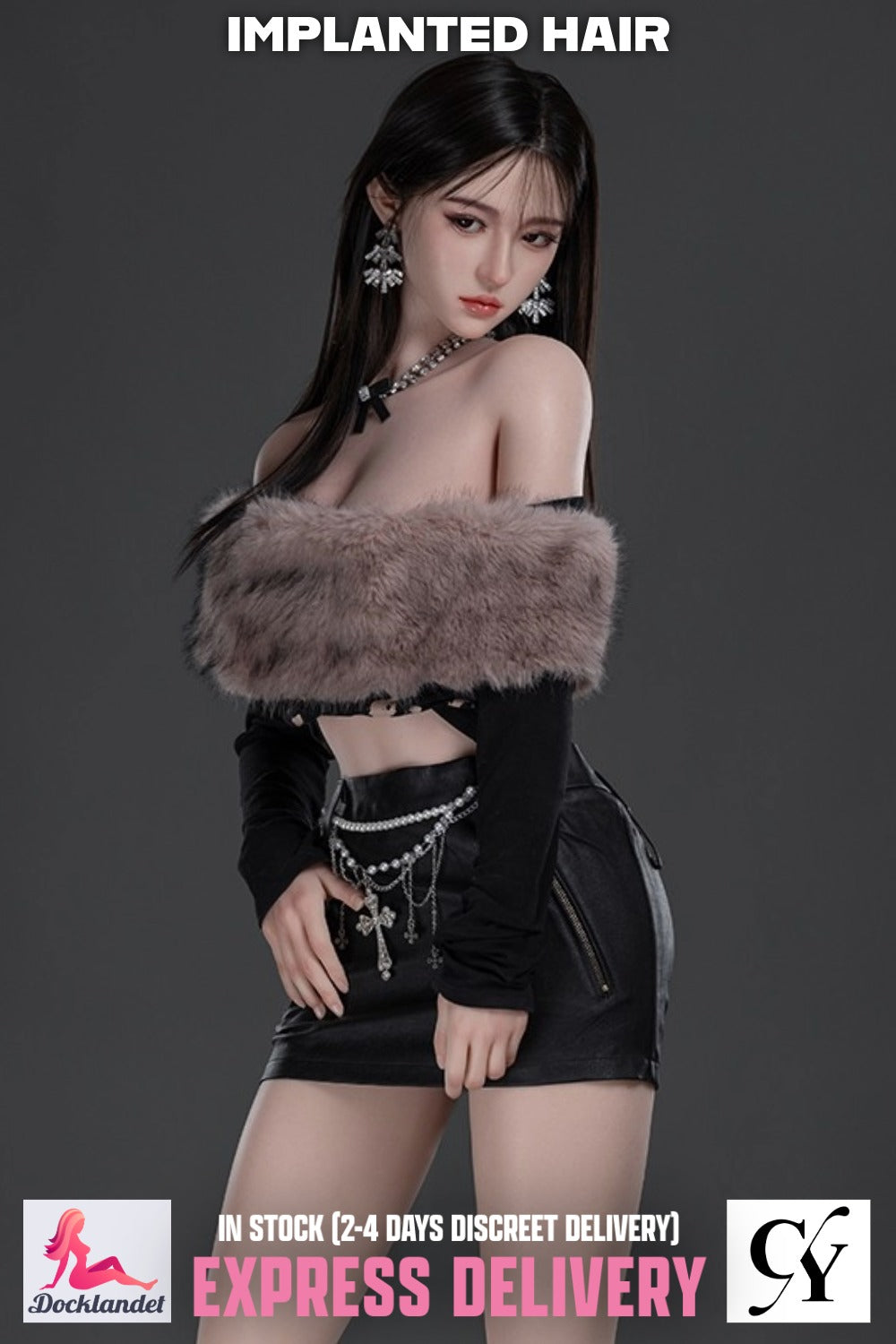 Sekso lėlė Zhimin (TOP CYDOLL 168 cm F-puodelis TPE + silikonas) EXPRESS