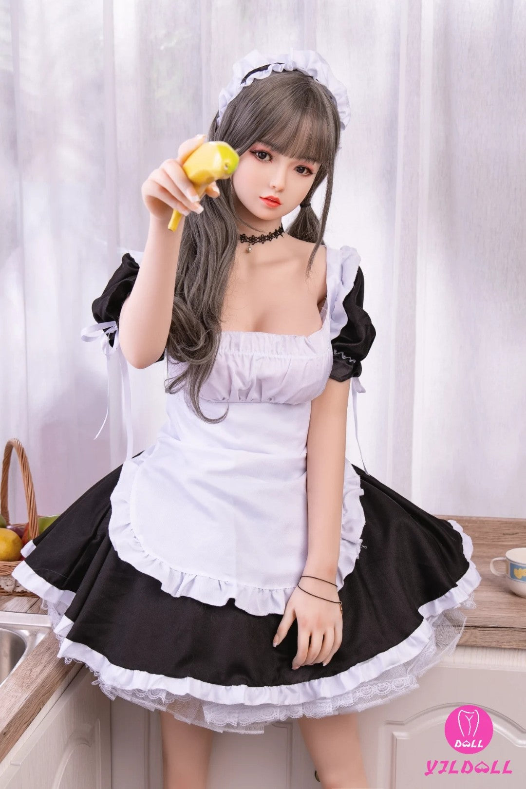 Sekso lėlė Cassandra (YJL Doll 165 cm D-Cup #405 TPE + silikonas)