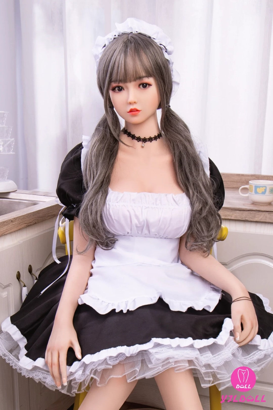 Sekso lėlė Cassandra (YJL Doll 165 cm D-Cup #405 TPE + silikonas)