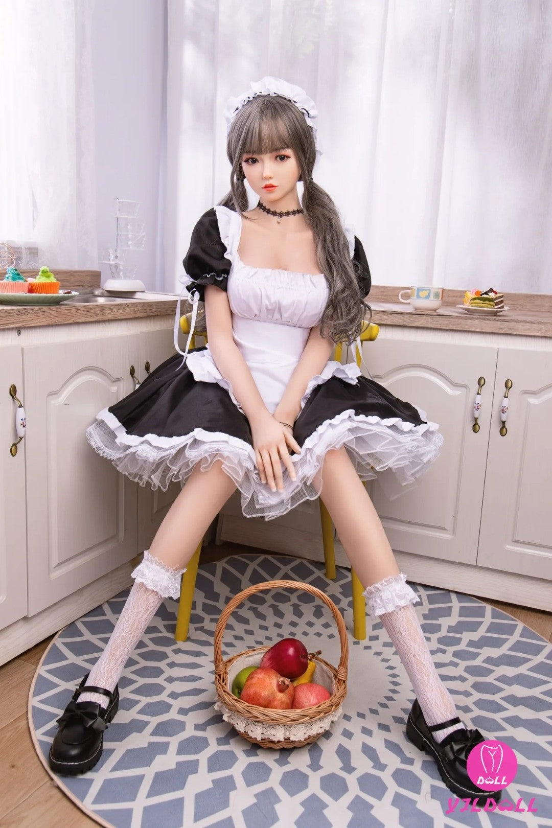 Sekso lėlė Cassandra (YJL Doll 165 cm D-Cup #405 TPE + silikonas)