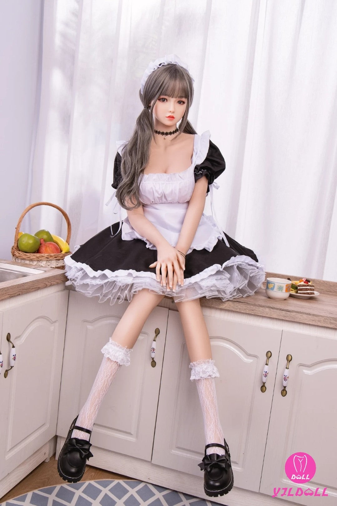 Sekso lėlė Cassandra (YJL Doll 165 cm D-Cup #405 TPE + silikonas)