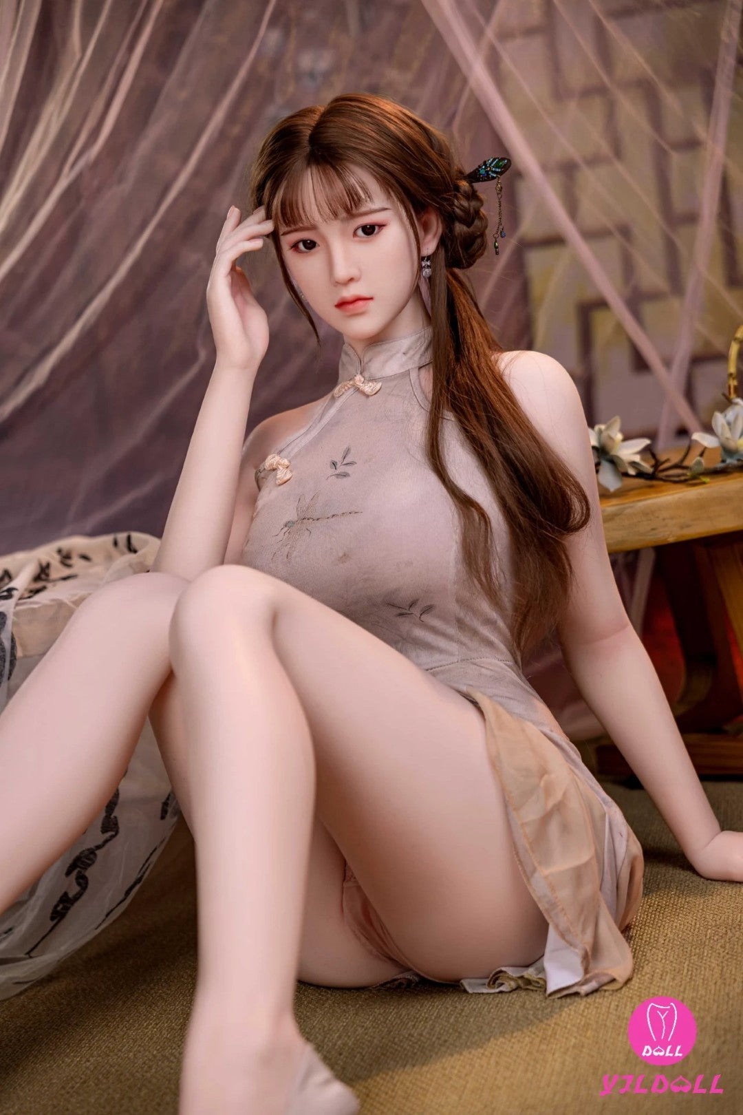 Emmy sekso lėlė (YJL Doll 165 cm D-Cup #396 TPE + silikonas)