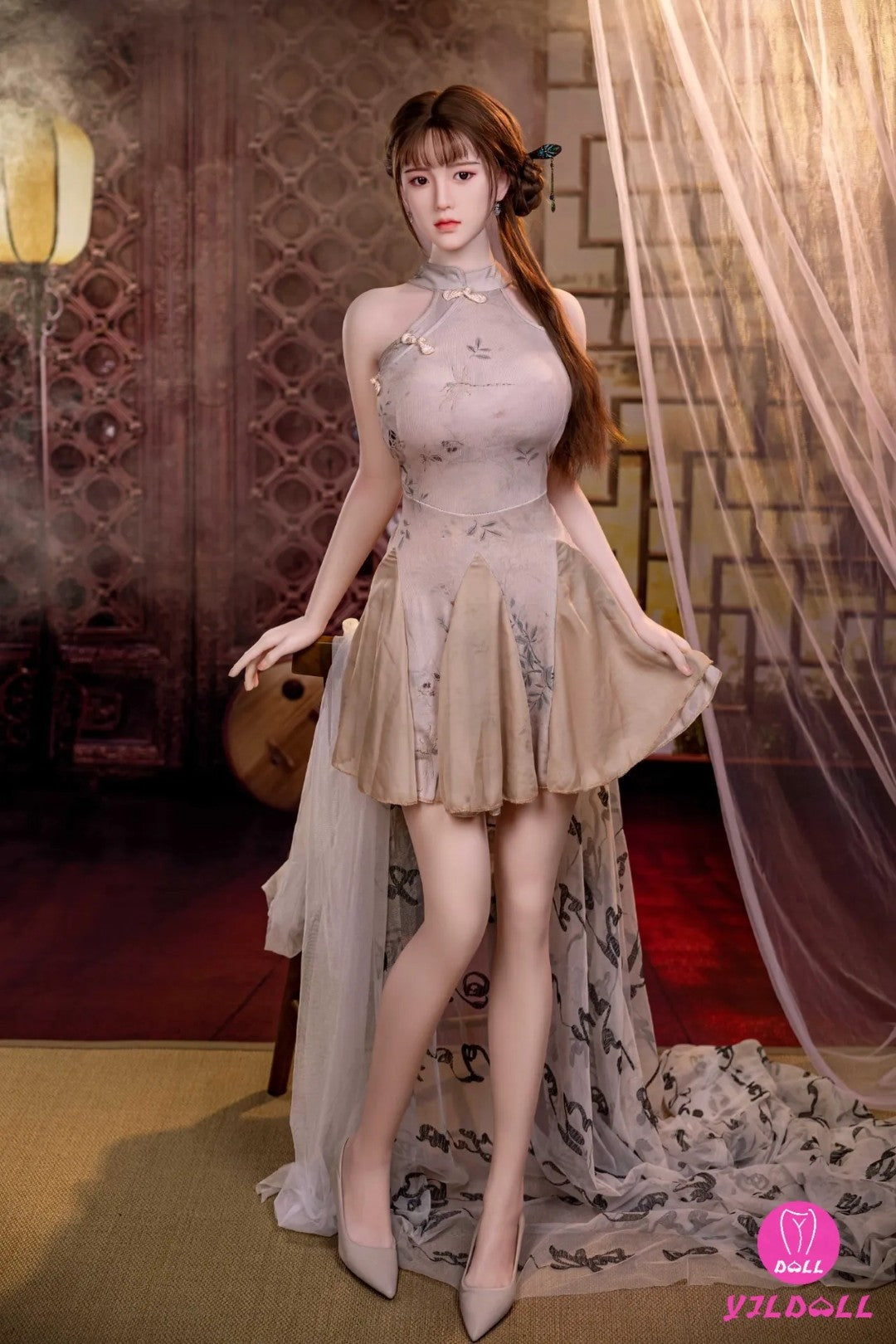 Emmy sekso lėlė (YJL Doll 165 cm D-Cup #396 TPE + silikonas)