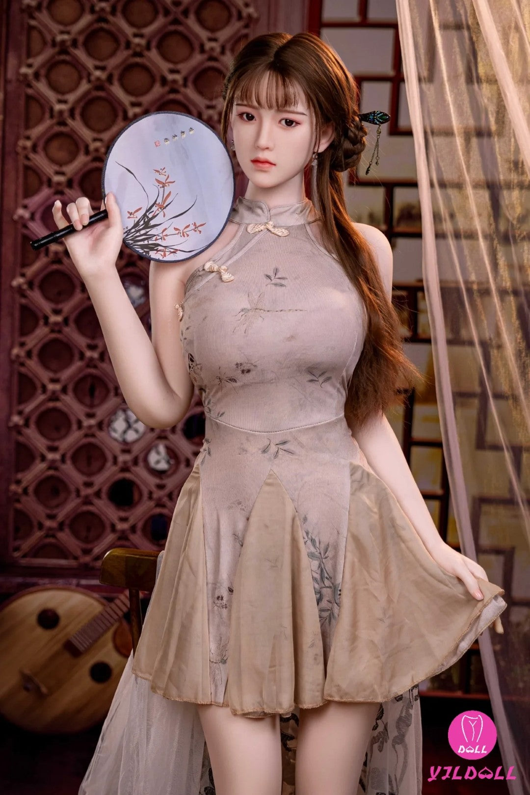 Emmy sekso lėlė (YJL Doll 165 cm D-Cup #396 TPE + silikonas)