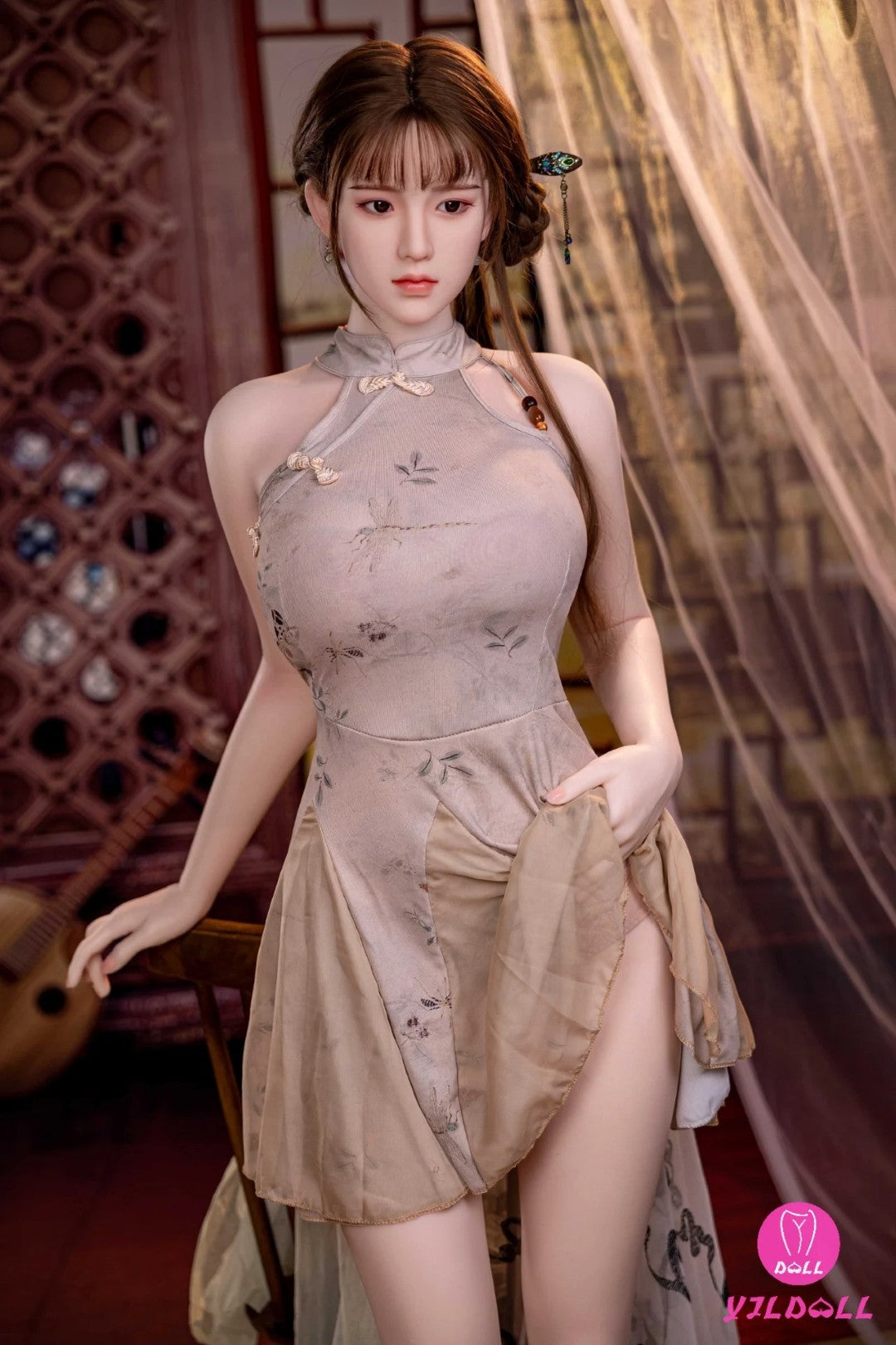 Emmy sekso lėlė (YJL Doll 165 cm D-Cup #396 TPE + silikonas)