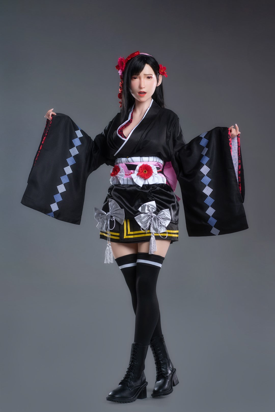 Sex Doll Tifa (Game Lady 165 cm G-Cup Nr. 11 silikonas)